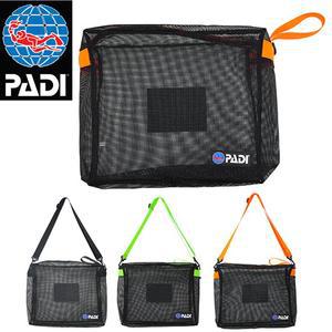 PADI 패디 스킨 스쿠버 프리 다이빙 대형 세척 가방 망 메쉬 백