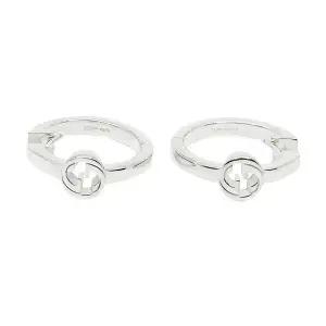 Interlocking 스털링실버 이어링 YBD796323001