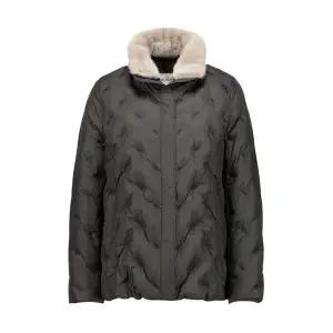 [벨리시앙](의정부점)탈부착 밍크 카라 하프 구스 다운_HZ4401