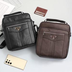 레네 남자 직장인 가죽 포켓 캐주얼 크로스백 가방 L92106