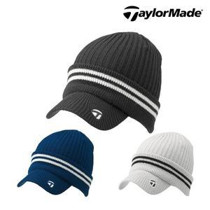 [테일러메이드] 정품 M 브림 챙 비니 TD023 겨울 골프모자