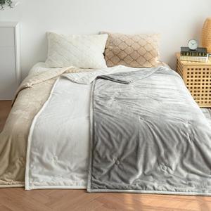 [이솔홈] 비키 자가발열 극세사 차렵이불 SS