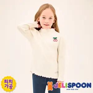 체리자수기모피치골지티셔츠 /아동복