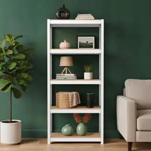 스피드랙 다용도 5단 철제 선반 80 x 40 x 180cm - 화이트 드레스룸 옷 다용도 수납 정리 코스트코