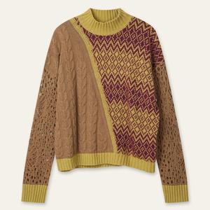 [오일릴리](강남점) 패턴 니트 (OWDF7KN031)