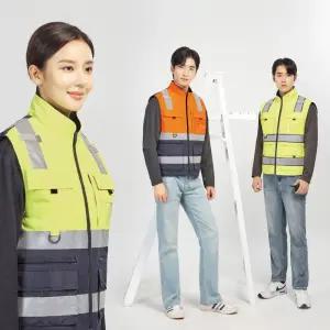 에이스 패딩 안전조끼 방한 신호수 조끼 겨울 안전 작업복