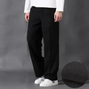 와이드 기모 TR 슬랙스 팬츠 겨울 루즈핏 빅사이즈