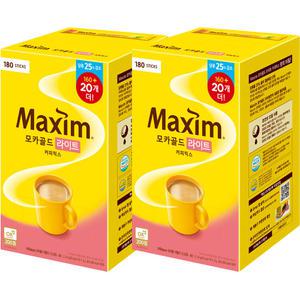 (G)동서 맥심 모카라이트 커피믹스 180T x 2개