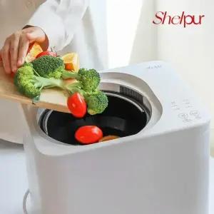 쉘퍼 3세대 4L 대용량 건조분쇄형 뚜껑분리 음식물처리기 DWFP-2000