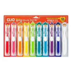크리오 펌프팝 주니어 3단계 초극세모 어린이 칫솔 10입, 1개