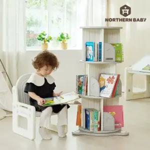 유아회전책장 3단 아기책장 책꽂이 키즈