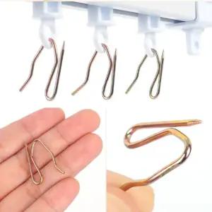 금속커텐핀50P 커튼삔 수경넝쿨고정핀 부속품 연결후크집게