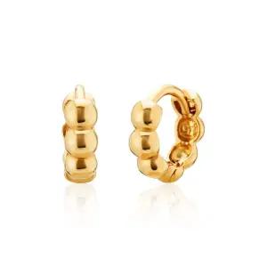 갤러리아 [비앤비골드] 14K 볼륨 캔디볼 원터치 링귀걸이 S 한쌍 PNE40660