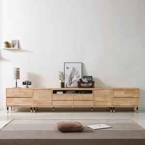 [아이앤] 렐리 3000 고무나무원목 거실장 FI