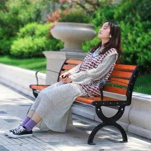 야외 벤치 의자 테이블 공원 정원 학교 철제 원목 웨이브 등벤치