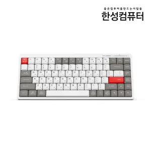 한성컴퓨터 GK694 OfficeMaster 3모드 저소음 펜타그래프 유무선 미니 키보드 레트로포인트