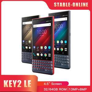 정품 언락 블랙베리 키 2 LE 4G 휴대폰, 인치 + 옥타코어