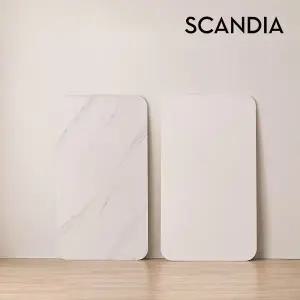 [스칸디아]포세린 12T 통세라믹 식탁 테이블 상판 교체(미디엄라운드 1400 사이즈)