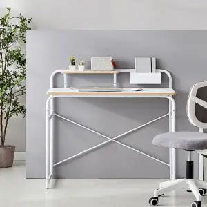 [모던하우스(가구)] 모던하우스 뉴소호 선반형 책상-화이트 W980 CF0123001