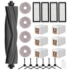 Dreame L20 울트라 진공 청소기 액세서리, 메인 사이드 브러시, 헤파 필터  천, 먼지 봉투 교체 1 세트