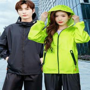 J2K 휴대용 레인슈트 남여 고급 골프 비옷 상하세트