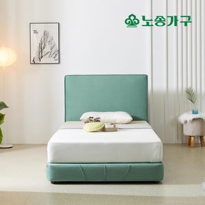 [노송가구]국내제조 아쿠아 패브릭 아벨린 평상형 호텔 침대프레임 SS/QK공용(매트별매)