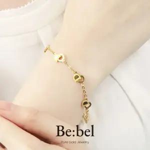 순금팔찌 3.75g 24k 여자 디자인 여성 라운드 비벨 한돈 1돈