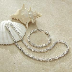 (빅)국산 은 행운 목걸이(11돈)