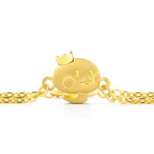 [타이니앤코] 순금 24K 코코 1.875g 뱀띠 크라운뱀 체인팔찌 돌팔찌