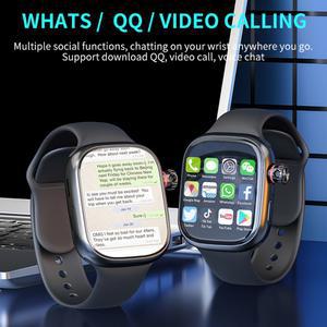 4G/5G 네트워크 SIM 카드 스마트 시계 S9 49mm 스트랩 8MP 카메라 GPS Wifi 8GB RAM 128GB ROM Google Play Android Men Women Smartwatch