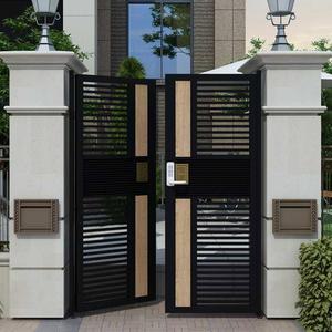 마당 이중탄화 대문 펜션 목재 계약금 디자인 메쉬휀스문 몽땅 전원 철재대문 122CM 주택