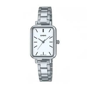 [카시오] LTP-V009D-7E 여성 스퀘어 아날로그 메탈 손목 시계