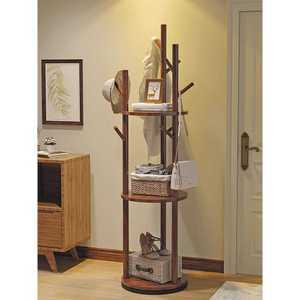 원목옷걸이 현관 스탠드형 가방 코너 행거 옷걸이 모던 라인 간이