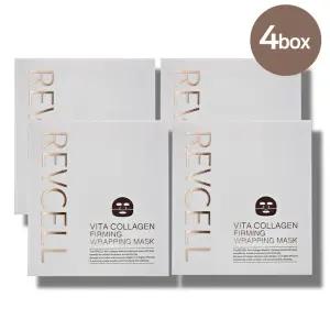 리브이셀 비타 콜라겐 퍼밍 랩핑 마스크팩 5매 X4박스