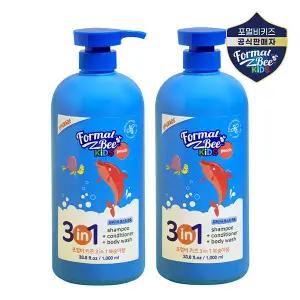 [보리보리/포멀비 키즈]포멀비 키즈 3in1 복숭아향 1000ml 1+1