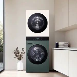 [LG] 트롬 AI 오브제컬렉션 워시타워 엘지 세탁기 25kg / 엘지 건조기25kg 1등급 WA2525GEZF