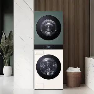 [LG] 트롬 AI 오브제컬렉션 워시타워 엘지 세탁기 25kg/ 엘지 건조기 25kg 1등급 WA2525EGZF