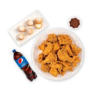 [당치땡] 청담동 후라이드 + 허니버터 치즈볼 + 콜라