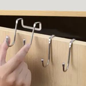 듀얼도어랙 책상 싱크대 도어 행거 후크 걸이 무타공액자걸이 후크걸이 매직후크 문옷걸이