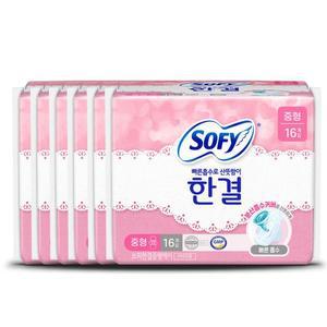쏘피 바디피트 한결 중형 16팩 x 6개