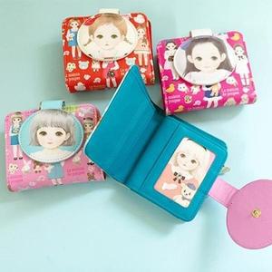 도담 마론 패턴 반지갑 카드 지폐 동전