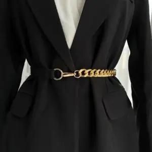 시크 체인벨트 블랙 벨트 정장벨트 체인 포멀 (43s54)