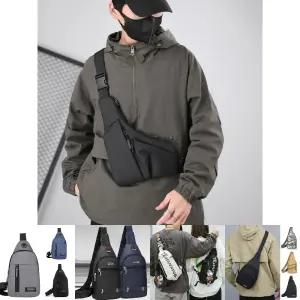 블랙 삼각형 캐주얼 가방 힙색 슬링백/디자인/캐주얼백/크로스백/아웃도어/스포츠/등산/레저/여행용/외출용