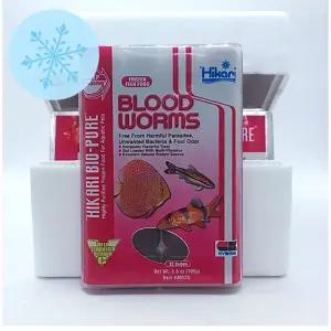 히까리 냉짱 장구벌레 짱구벌레 (드라이아이스포장) 열대어 파충류 구피 생먹이 사료 밥 영양제 1팩 2팩 6팩 12팩(각팩100그램)