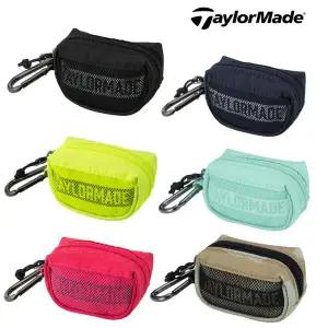 [정품] 테일러메이드 Box 로고 투볼 파우치 골프공 주머니 골프패션 골프티꽂이 고리형 경량