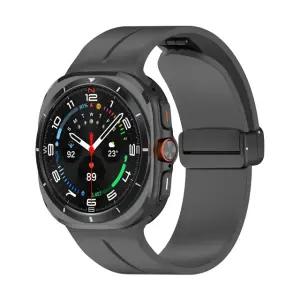 갤럭시 워치 울트라 마그네틱 버클 스트랩 2025 호환 실리콘 밴드 시계줄 교체 워치 7 8 울트라 47mm