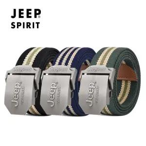 JEEP SPIRIT 남성 캐주얼 패브릭 코브라 벨트 BT0498