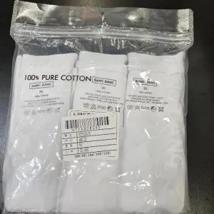 BANG BANG HC19  남성 면 100 무지 기본 3팩  흰색 브이넥 반팔티셔츠  NTY430