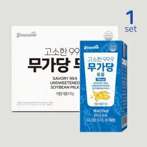 그레인랩 고소한99.9 무가당두유 40팩 x 1박스