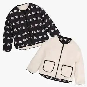 [셀러허브 1][셀덴]뽀글이 리버시블 자켓_EDJP23W51_2종 택1